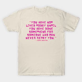 Quote John Bunyan about charity T-Shirt